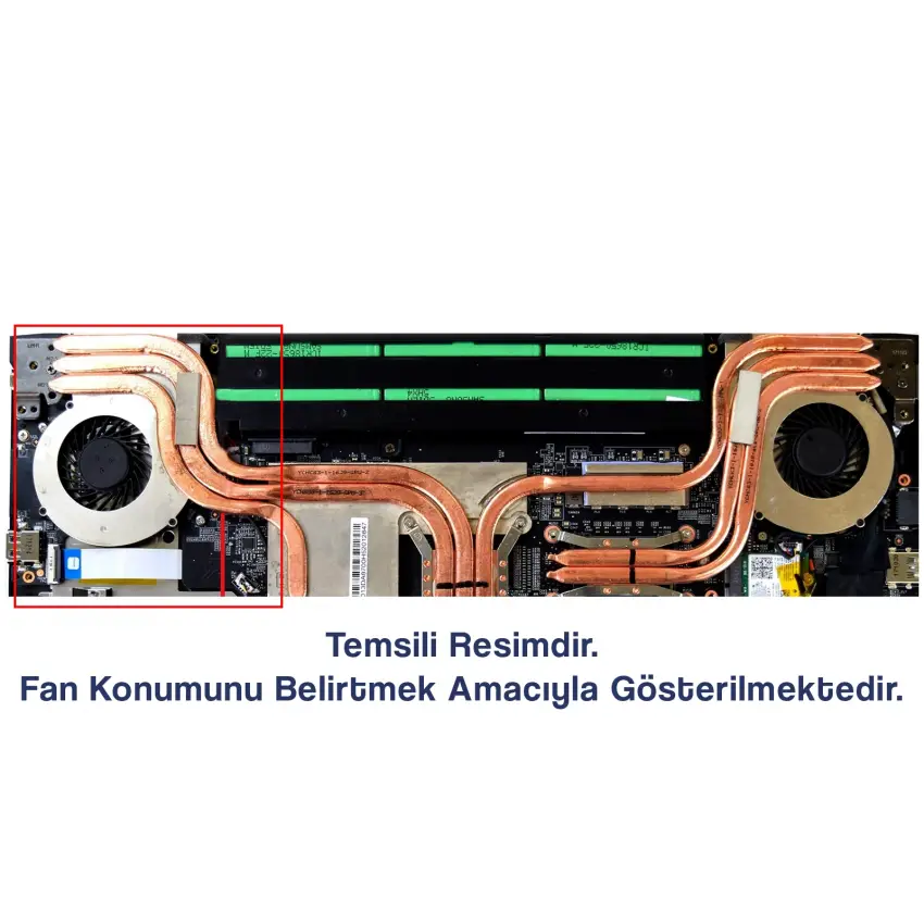 Msi GE62 2QL, GE62 6QD, GE62 6QE Gpu-Vga Fan - Ekran Kartı Fanı