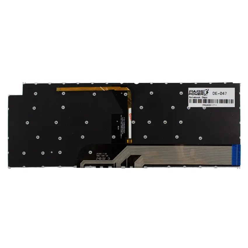 Dell GVG6Y, 0GVG6Y Klavye Işıklı (Siyah TR)
