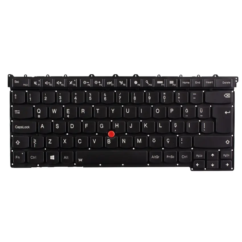Lenovo ThinkPad X1 Carbon 3 20BS0069TX Klavye Işıklı (Siyah TR)
