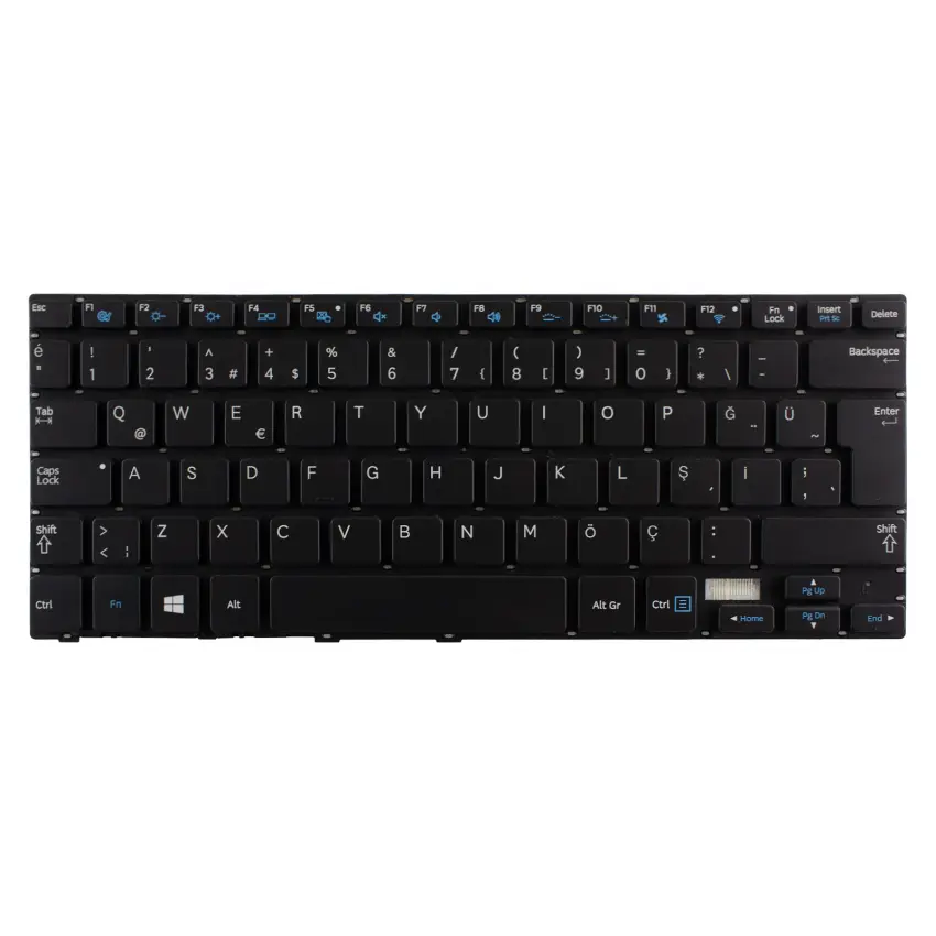 Samsung Ativbook 7 Np740u3e Klavye Işıklı (Siyah TR)