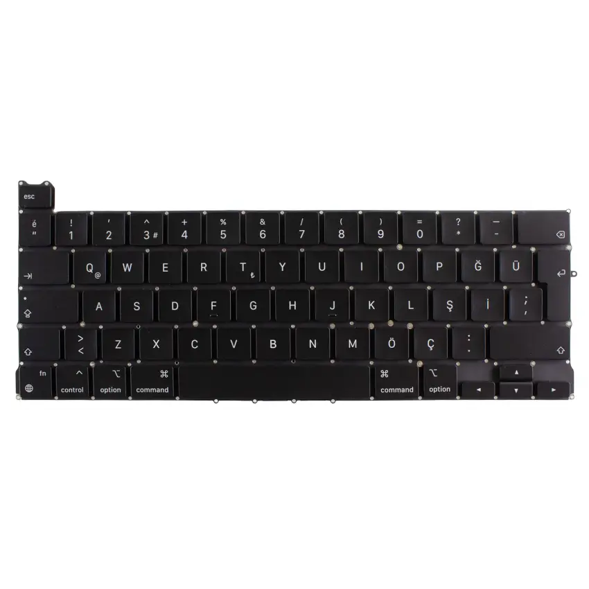 Apple MacBook Pro 13 M1 A2338 2020 Klavye (Siyah TR)