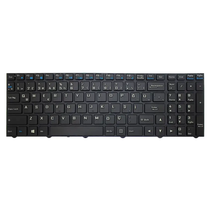 Monster Tulpar T6 V3 Serisi Notebook Klavye (Siyah TR)