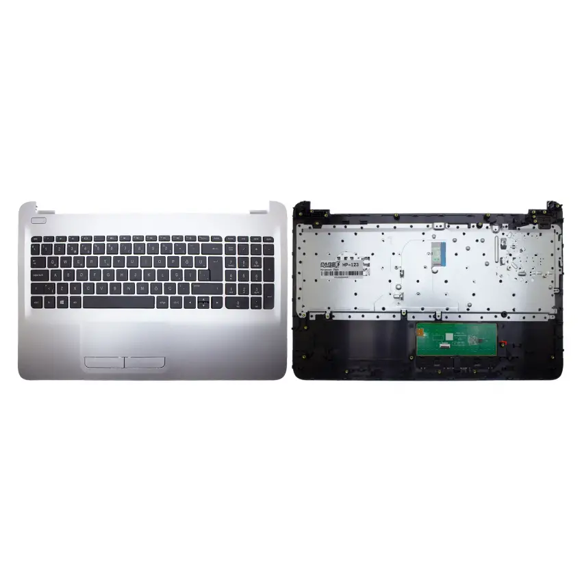 Hp 15-AC, 15-AF, 15-AY, 15-BA Serisi Üst Kasalı Klavye (Siyah TR)