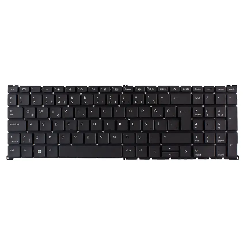 HP Zbook 911100217730 Klavye Işıklı (Siyah TR)
