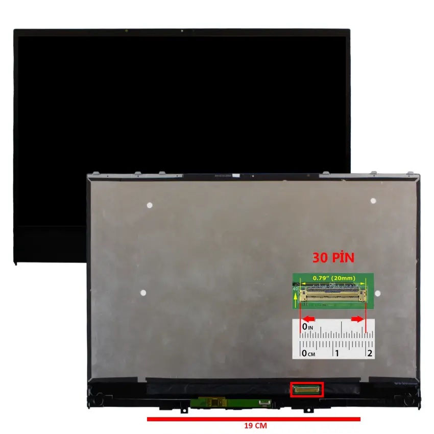 Lenovo Yoga 730-13IWL Type 81JR Dokunmatik + Led Ekran Set