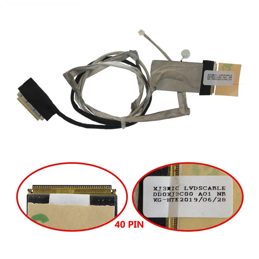 Asus X55VD-SX002H, X55VD-SX212D Lcd - Ekran Data Flex Kablosu