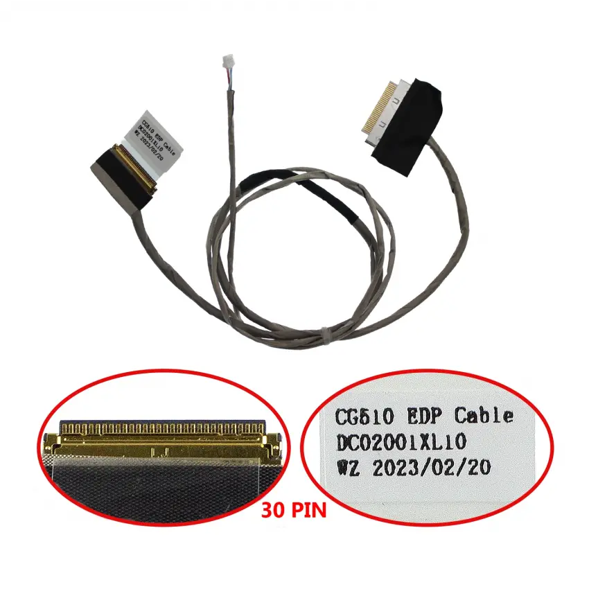 Lenovo ideaPad 100-15IBD 80QQ009ATX Lcd - Ekran Data Flex Kablo