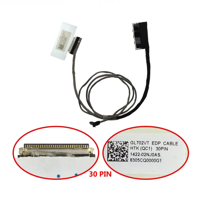Asus GL702VT-GC129TC Lcd - Ekran Data Flex Kablosu