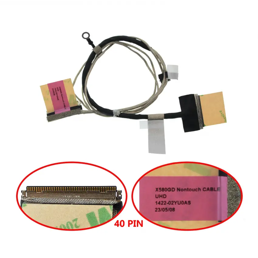 Asus X580VD, X580VN Lcd - Ekran Data Flex Kablosu