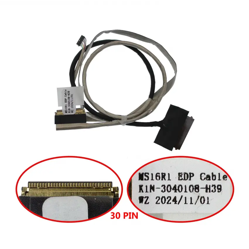 Msi GF63, GE65, WF65 Serisi Lcd - Ekran Data Flex Kablosu