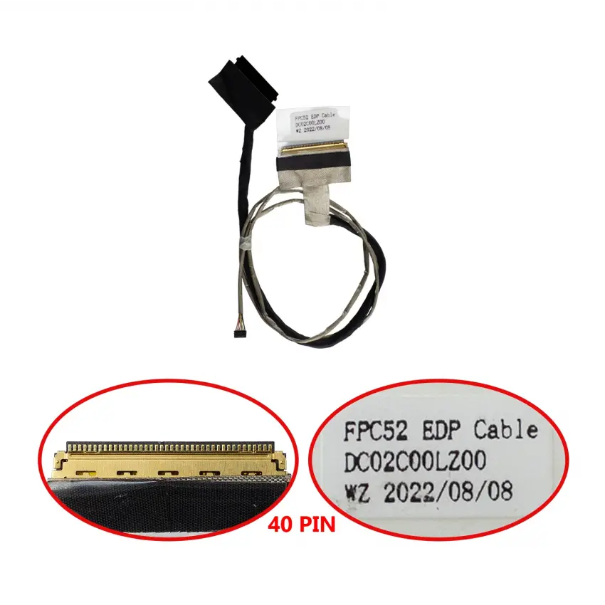 HP Pavilion Gaming TPN-C141 Lcd - Ekran Data Flex Kablosu