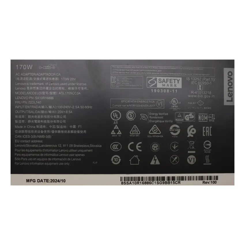 Lenovo ThinkCentre M90a 11K2S02H00 Adaptör Şarj Aleti-Cihazı