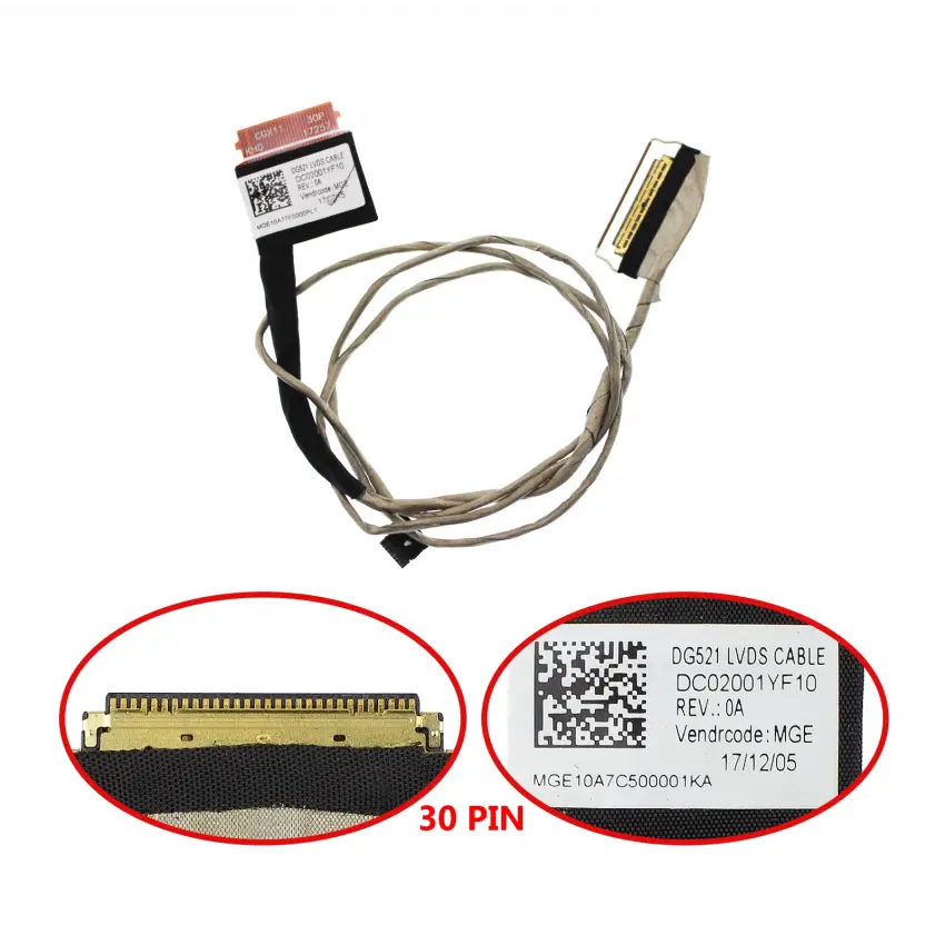 Lenovo ideaPad 330-15IGM 81D100GPTX Lcd - Ekran Data Flex Kablo