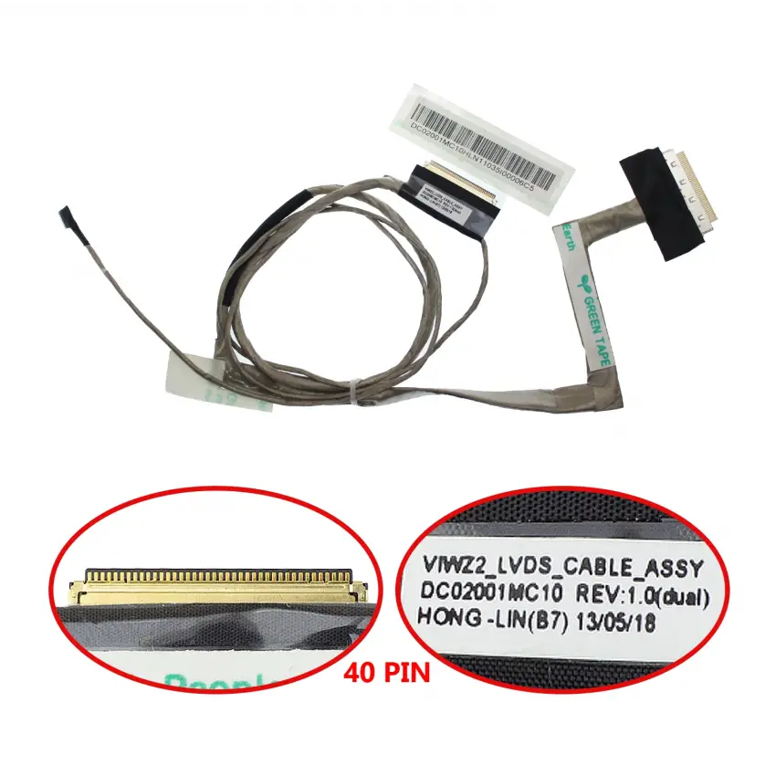 Lenovo ideaPad Z500, P500, B500, Z505 Ekran Data Flex Kablosu