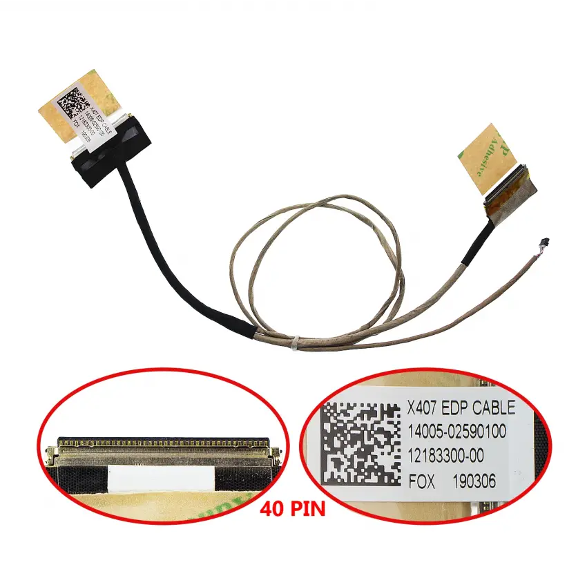 Asus X407UB-BV187C Lcd - Ekran Data Flex Kablosu