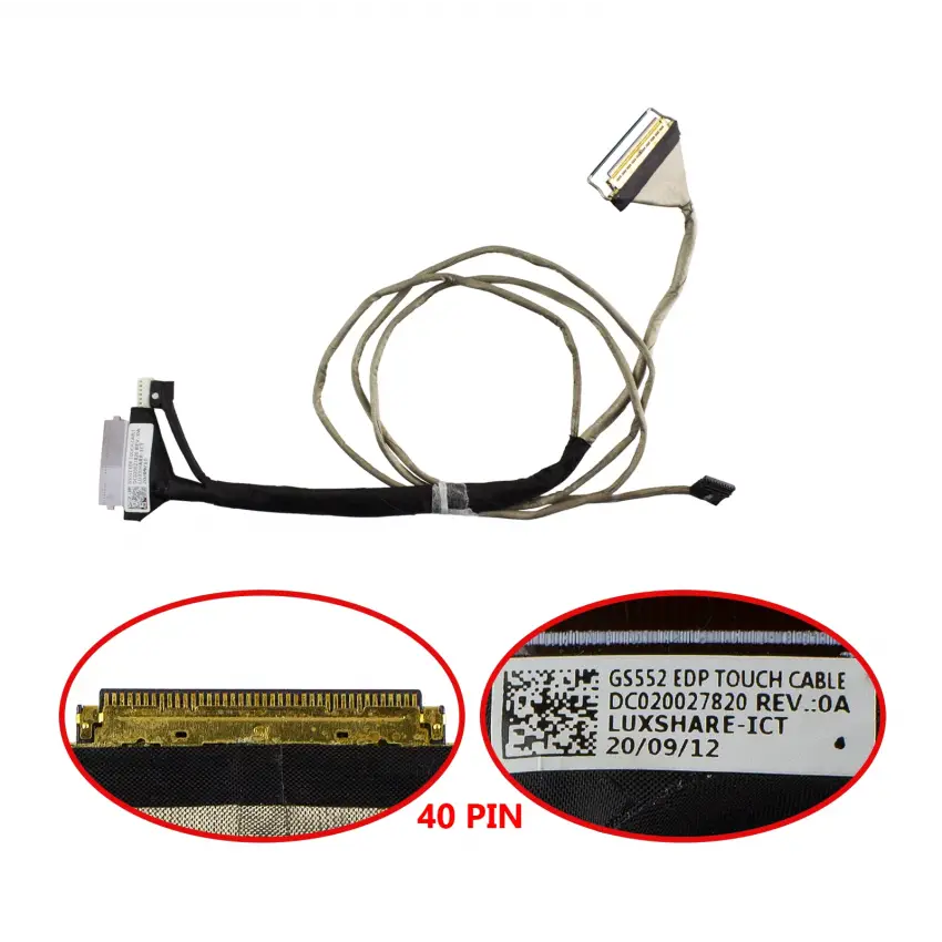 Lenovo IdeaPad 3-15IGL05 Type 81WQ Lcd - Ekran Data Flex Kablo