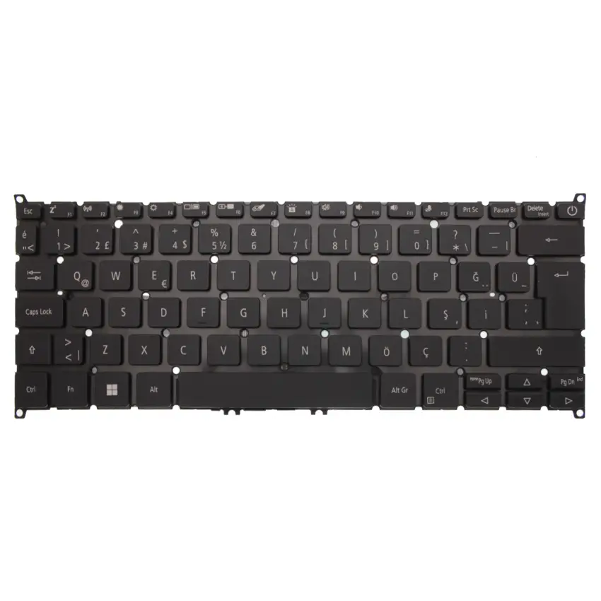 Acer Swift SF314-510G Serisi Klavye Işıklı (Siyah TR)