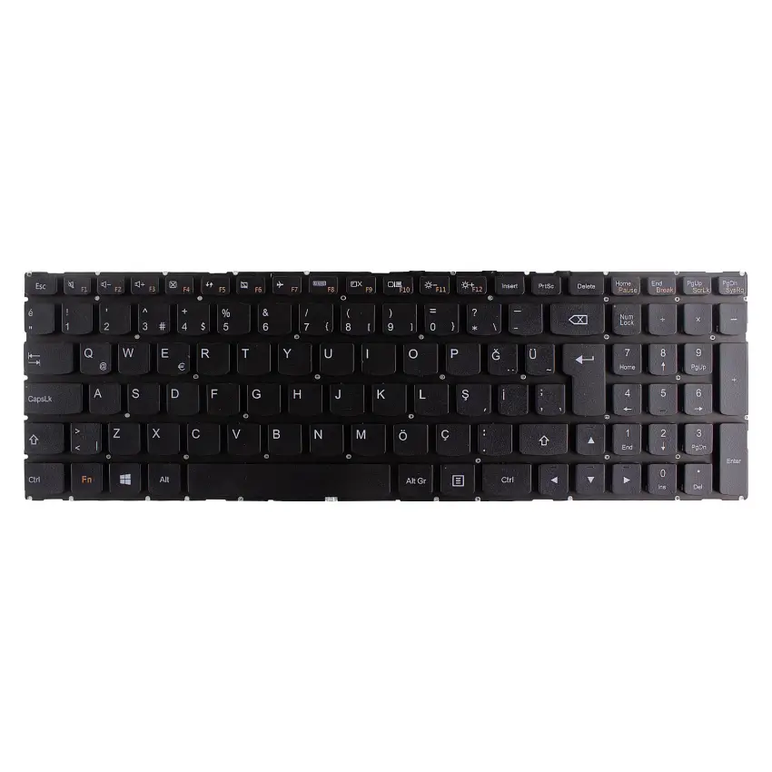Lenovo V-1365200K1-TR, V-136520QK1-TR Klavye (Siyah TR)