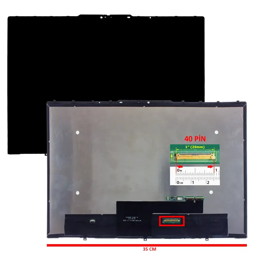 Lenovo Yoga 7 82QG005BTX 2si 1 Arada Dokunmatik + Led Ekran Panel Set