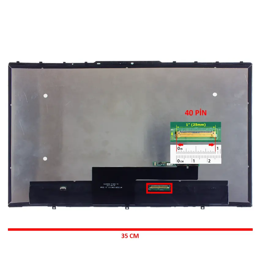 Lenovo Yoga 132810W1V1.0 OGM Dokunmatik + Led Ekran Panel Set