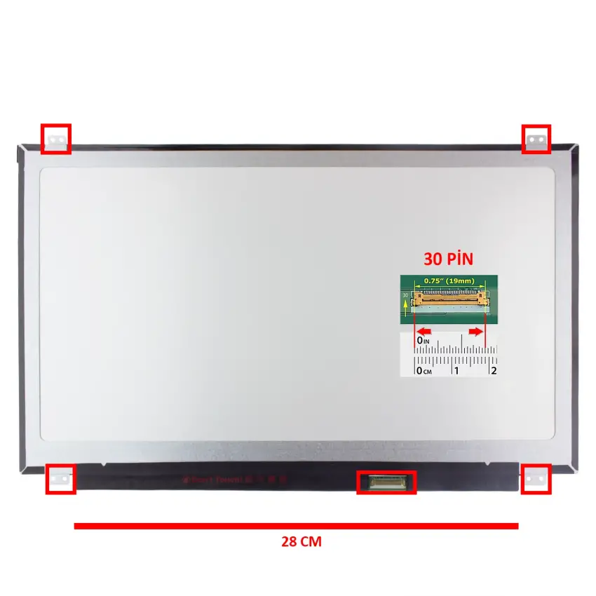 Msi GT63 Titan 8SG-034XTR Lcd Led Ekran - Panel