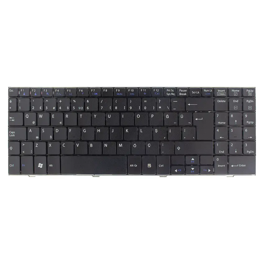 Lg R590-X.ARU4BT Notebook Klavye (Siyah TR)