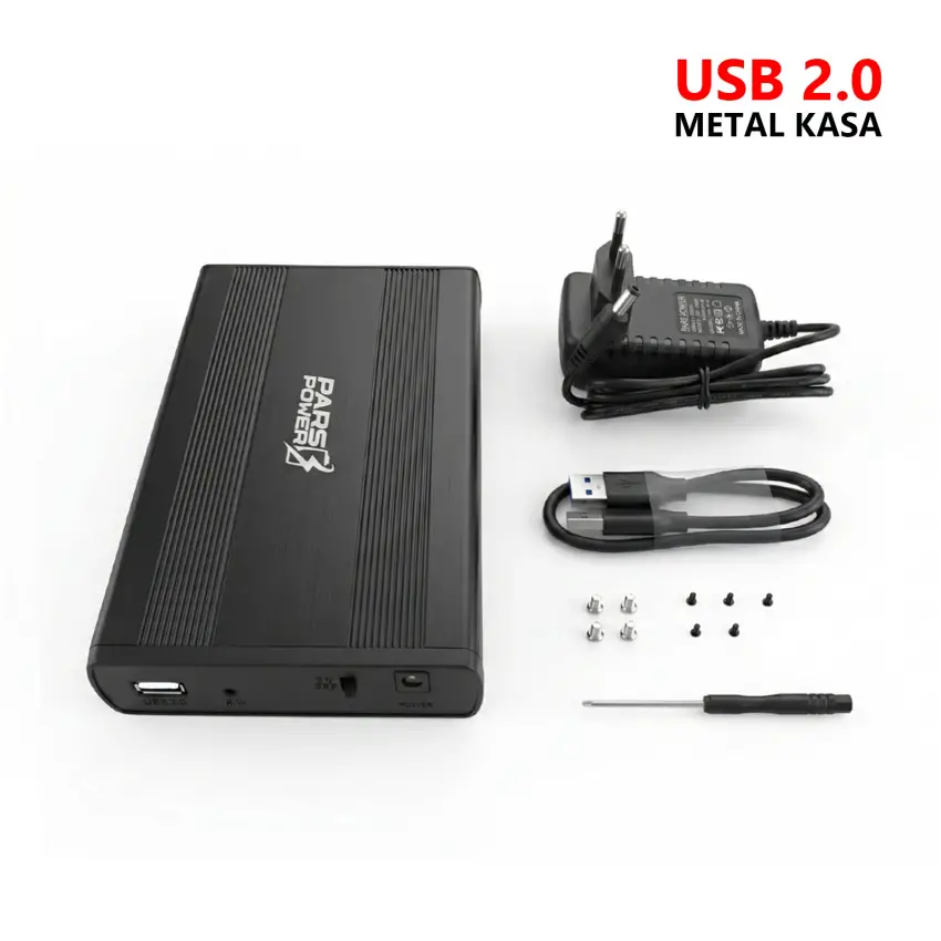 3.5 Sata 2.0 Harici HDD Usb External Metal Hard Disk Kutusu
