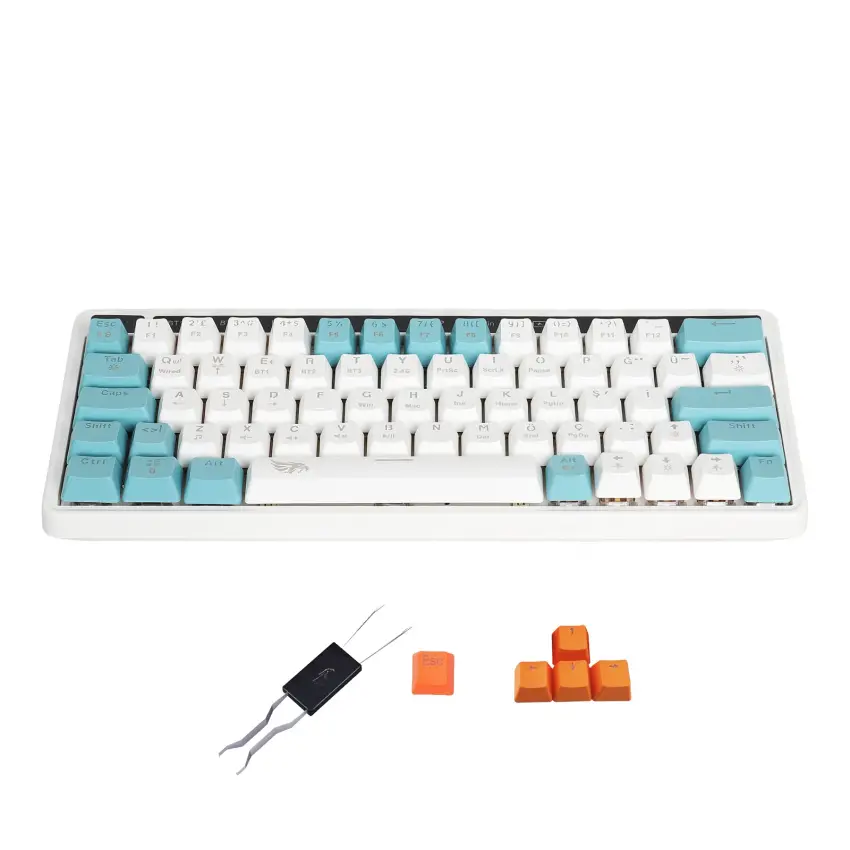 Gameagle Airsync MK-64X1AAB Mekanik Kablosuz Rgb Işıklı Gamer Klavye