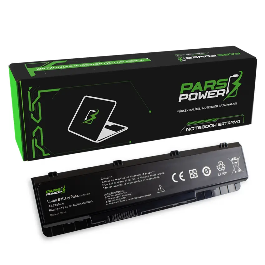 Asus N75SF-V2G-TZ064V, N75YI-267SL-SL Notebook Batarya - Pil (Pars Power)