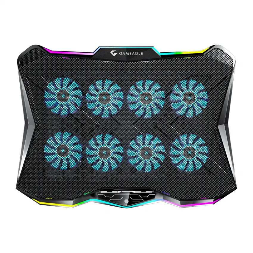 Frostcore X8 RGB 8 Fanlı 10 RGB Modlu  9-17’’ Notebook Soğutucu Stand Laptop Soğutucu