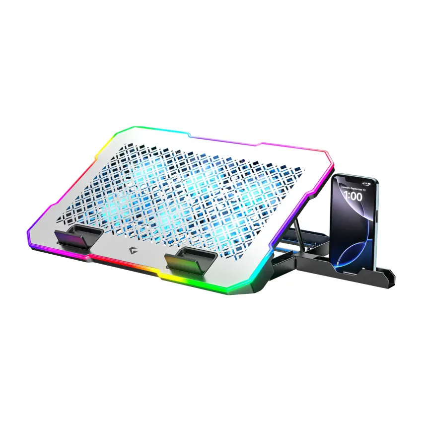 Thermaflow X6 RGB 6 Fanlı 10 RGB Modlu 9-17’’ Notebook Soğutucu Stand Laptop Soğutucu