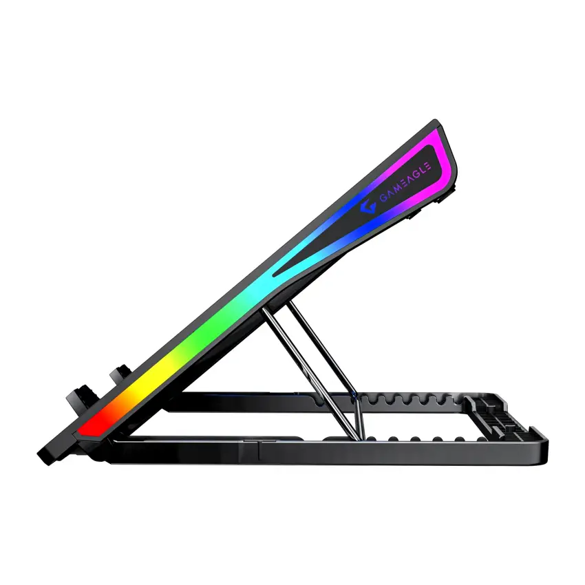 Shadow Cool GT15 RGB 15 Fanlı 10 RGB Modlu 9-17.3 Notebook Soğutucu Stand Laptop Soğutucu