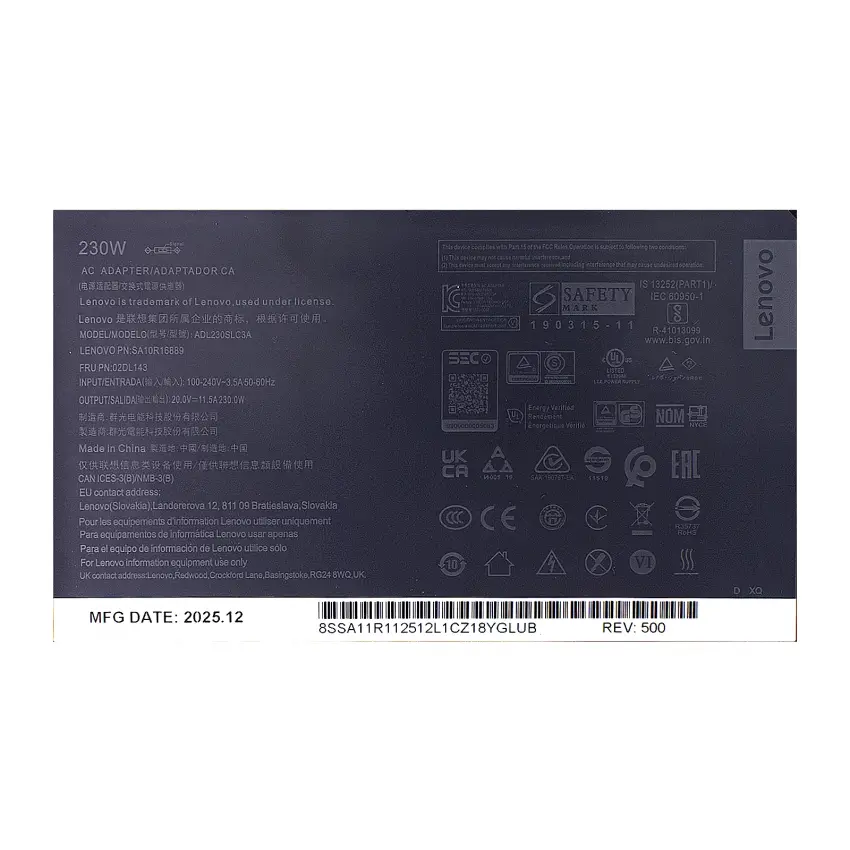 Lenovo ThinkPad 20HK Adaptör Şarj Aleti-Cihazı