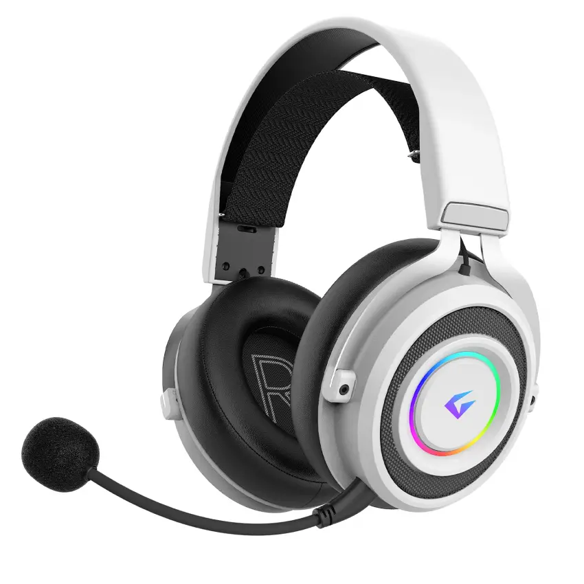 Step Hunter S1 RGB Kablosuz 2.4Ghz+Bluetooth+3.5MM Kablolu Mikrofonlu Profesyonel Oyuncu Kulaklığı