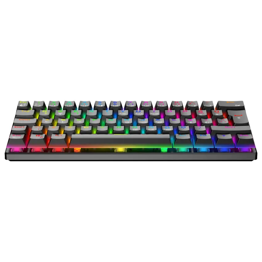 Helios RGB Kablolu Bilek Destekli TR Layout Double Shot Full Anti-Ghosting Mekanik Oyuncu Klavyesi