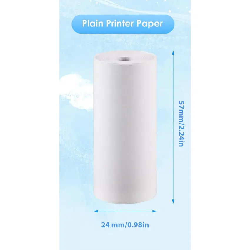 Çocuk Kamera Fotoğraf Makinesi 5li Set Termal Fotoğraf Kağıdı