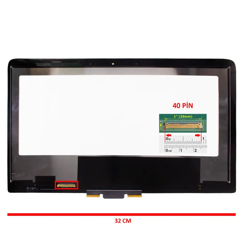 Hp Spectre X360 13-4200nt, 13-4103nt Dokunmatik - Led Ekran