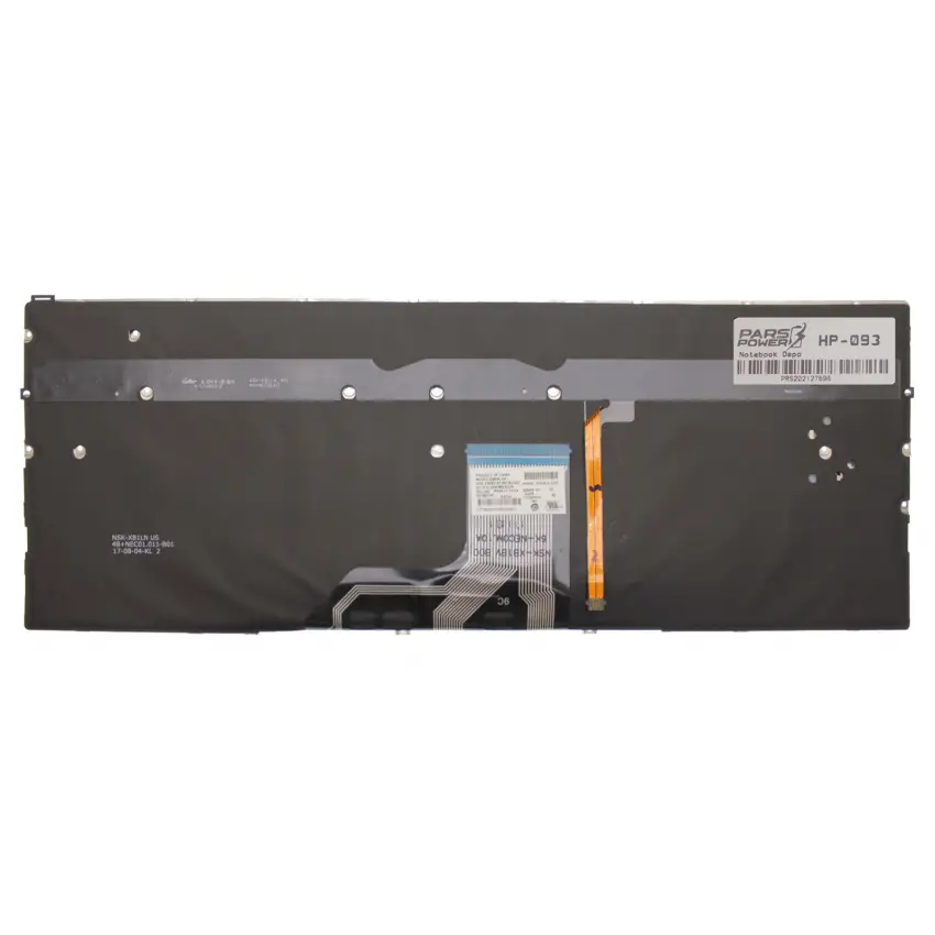 HP Envy x360 13-AR Serisi TPN-W141 Klavye Işıklı (Gümüş TR)
