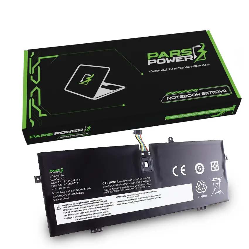 Lenovo Yoga 9 14IAP7 Type: 82LU Batarya - Pil (Pars Power)