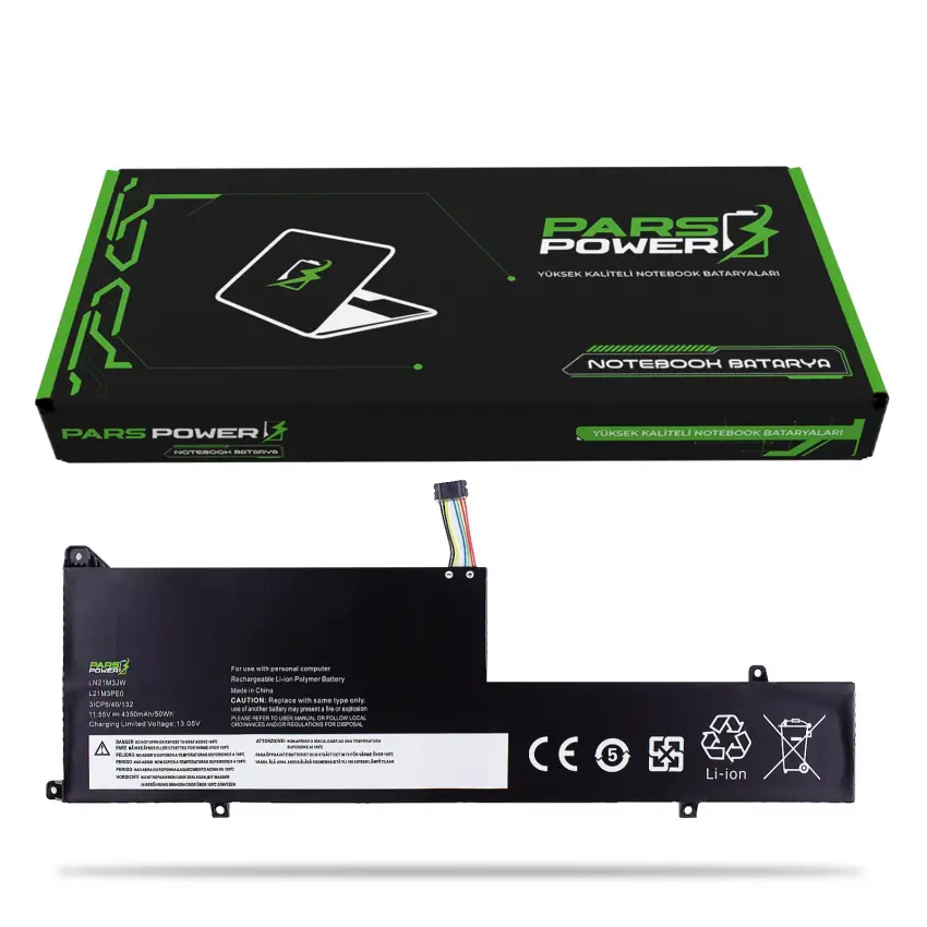 Lenovo Ideapad Flex 7 14IRU8 Type: 82Y2 Batarya - Pil (Pars Power)