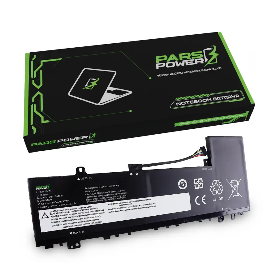 Lenovo Slim 5 16IRL8  Type:82XF Batarya - Pil (Pars Power)