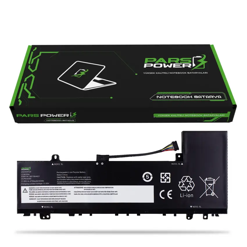 Lenovo Slim 5 16IRL8  Type:82XF Batarya - Pil (Pars Power)