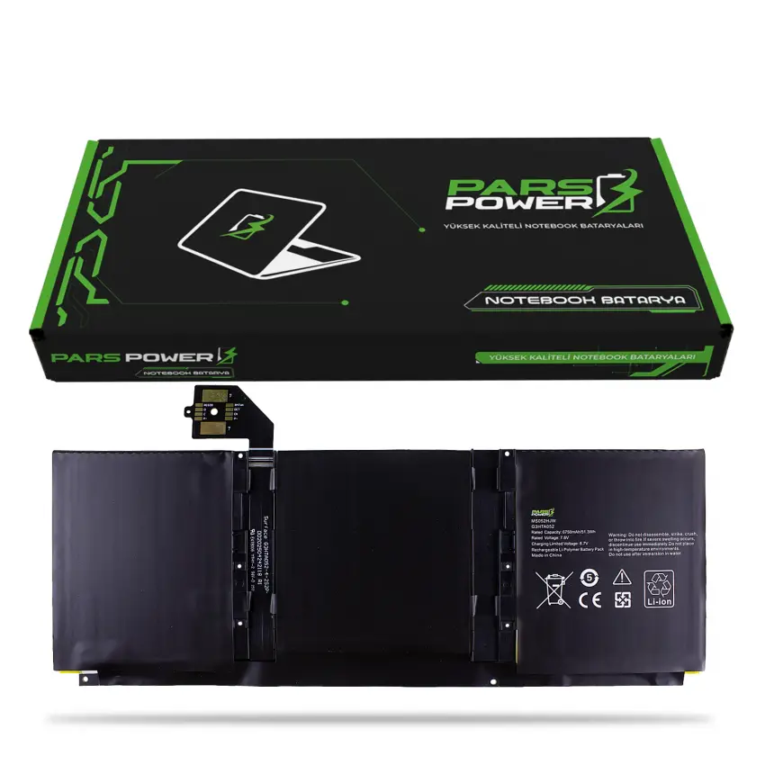 Microsoft Surface 3 13.5 1868 Batarya - Pil (Pars Power)