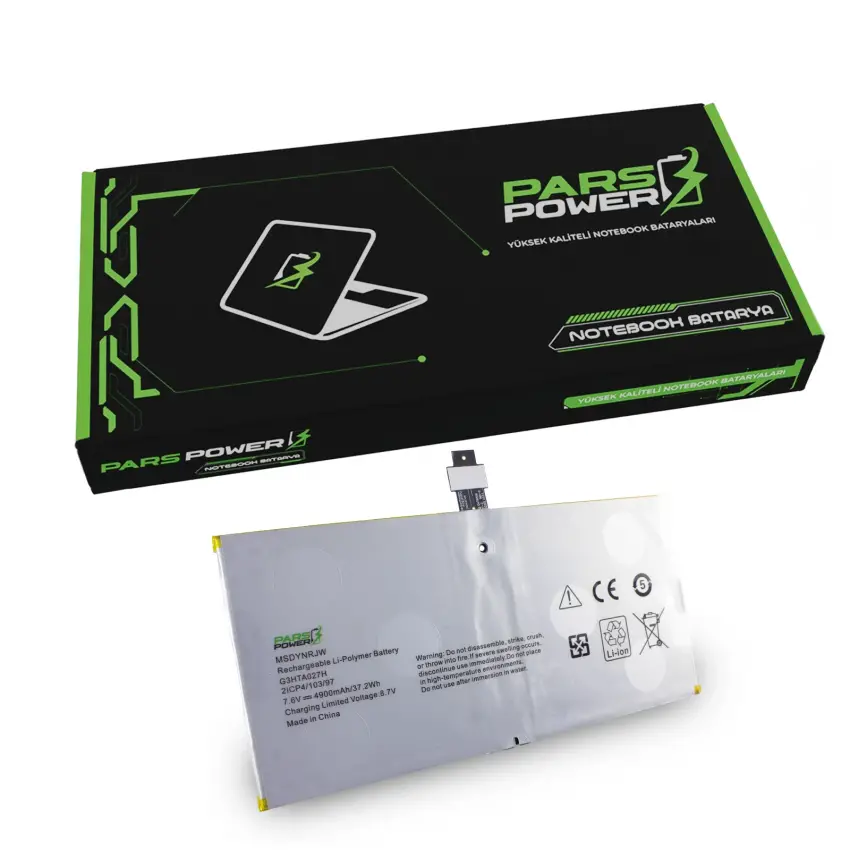 Microsoft Surface Pro 4 1724 Batarya - Pil (Pars Power)