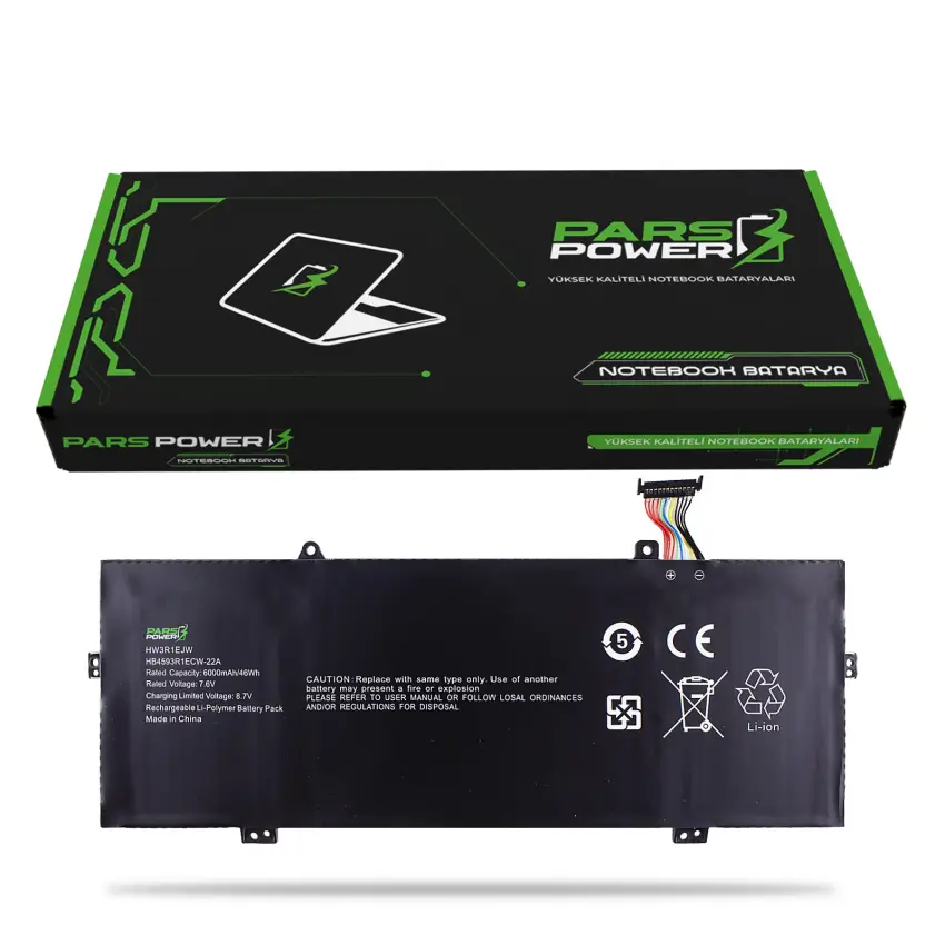 Huawei MateBook X Pro 2021 MachD-WFE9B Batarya - Pil (Pars Power)