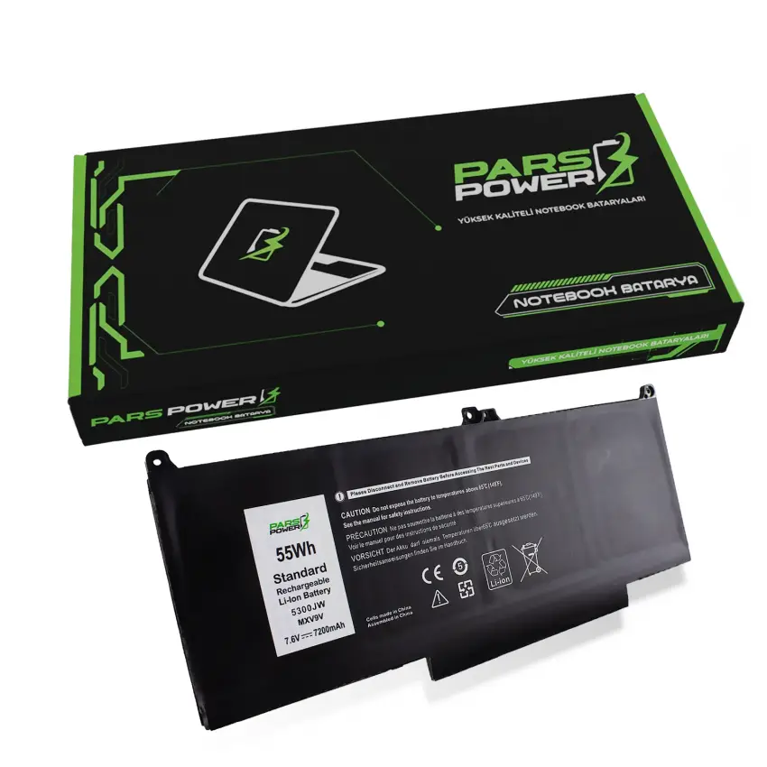 Dell Latitude 05VC2M, 0829MX Batarya - Pil (Pars Power)