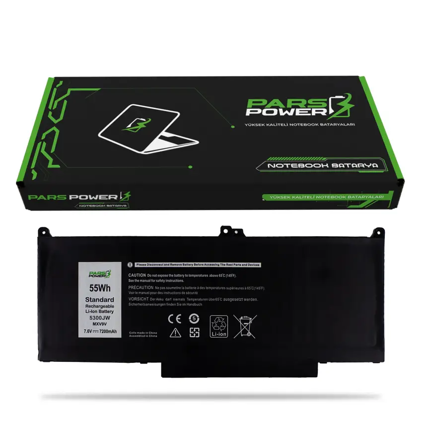 Dell Latitude 05VC2M, 0829MX Batarya - Pil (Pars Power)