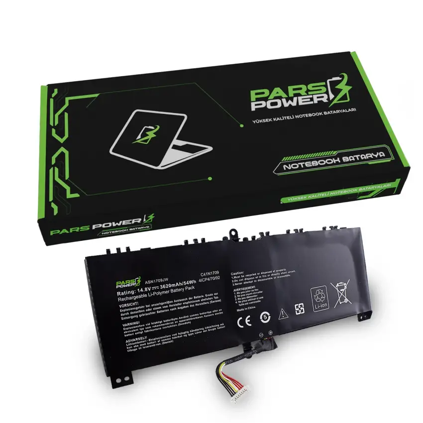 Asus C41N1709 Batarya - Pil (Pars Power)