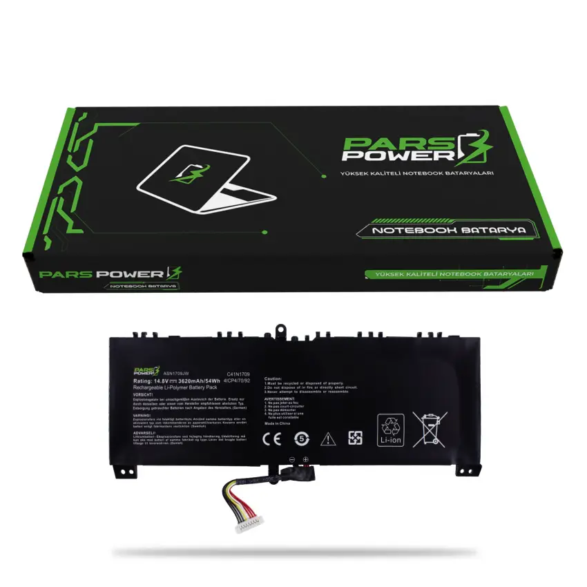 Asus C41N1709 Batarya - Pil (Pars Power)