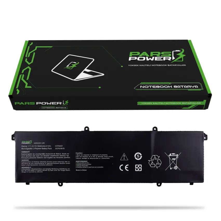 Asus 3ICP5/58/78 Batarya - Pil (Pars Power)